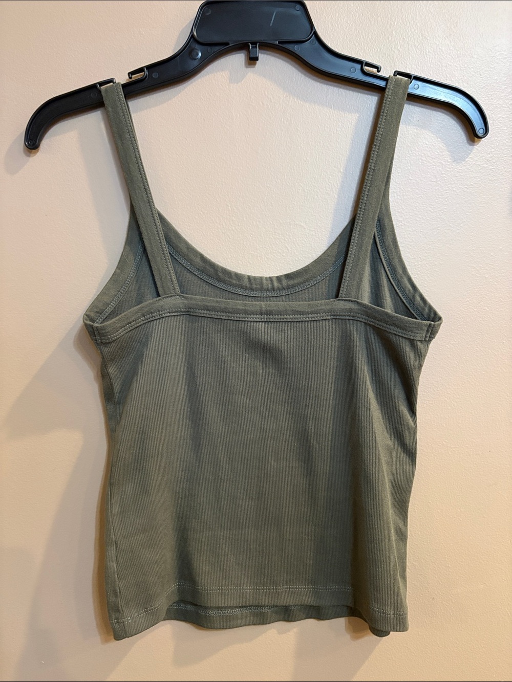 wild fable Olive Ribbed Scoop Neck Tank Top - Picture 4 of 8